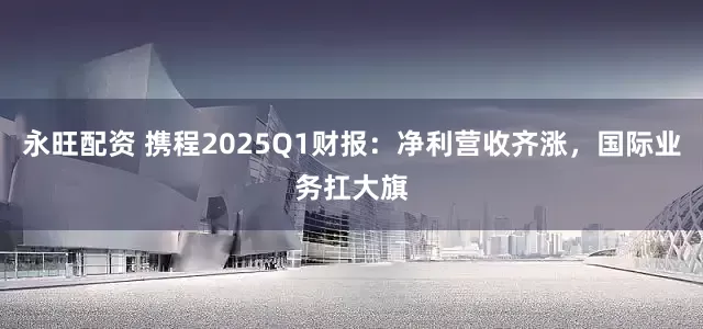 永旺配资 携程2025Q1财报：净利营收齐涨，国际业务扛大旗