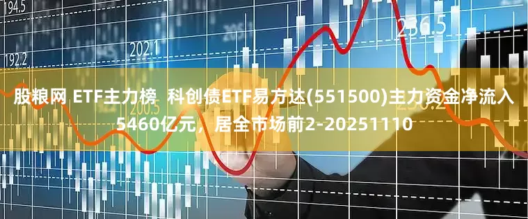 股粮网 ETF主力榜  科创债ETF易方达(551500)主力资金净流入5460亿元，居全市场前2-20251110